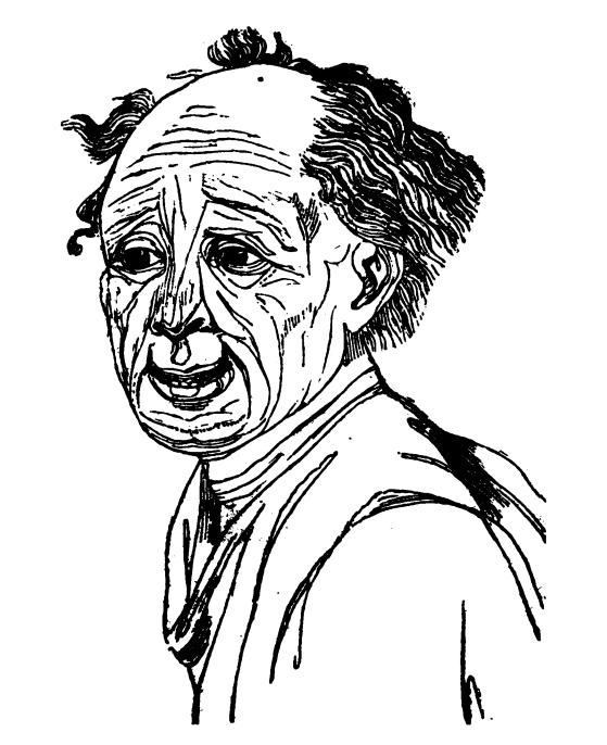 Picture of the Busybody in Theophrastus' Characters