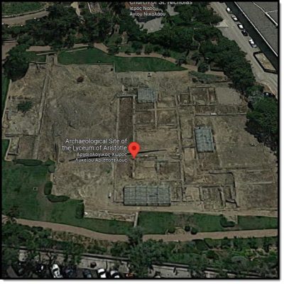 Aristotle's Lyceum remains a famous archaeological site in Athens today.