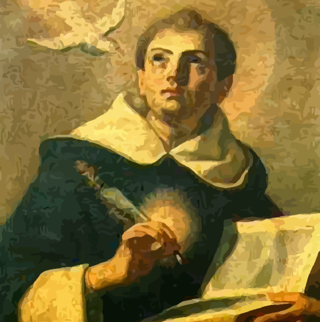 St. Thomas Aquinas as a young student